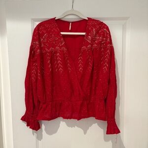 Free people wrap top